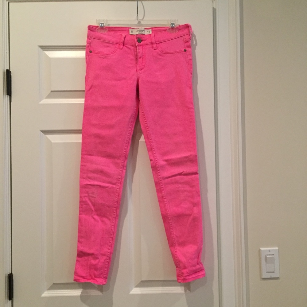 Pink Abercrombie Jeans